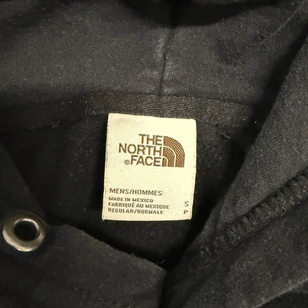 The North‎ Face Mens Black Pullover Hoodie Logo Patch Sweatshirt Small